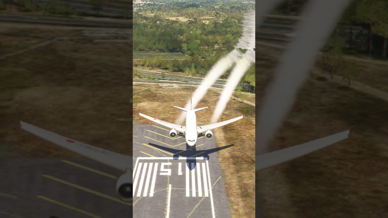 Аварийная посадка Boeing 777 Japan Air в аэропорту Перпиньяна