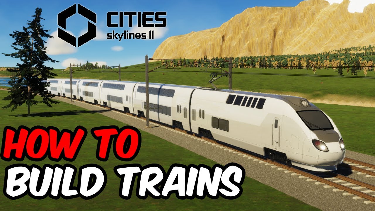 Как работают поезда в Cities Skylines 2 (пассажирские / грузовые поезда)