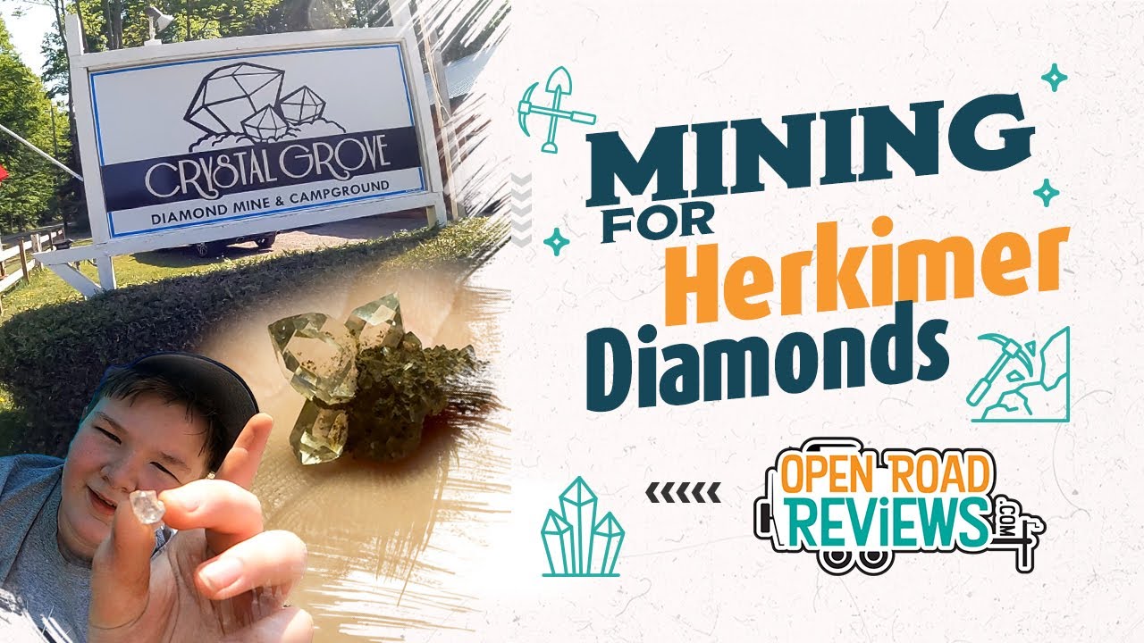 Обзор кемпинга на алмазной шахте Crystal Grove — алмазная шахта Herkimer