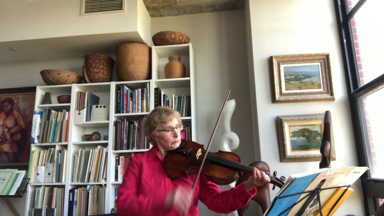 Judy Geist (viola) | Bach's Cello Suite No. 2 (Gigue)
