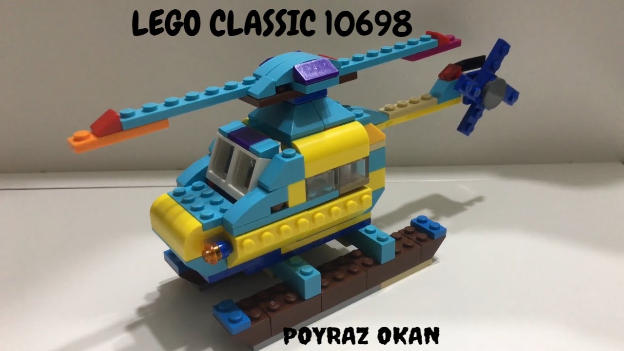 10698 Serisi LEGO Classic Oyuncakları ile Helikopter Nasıl Yapılır? / (lego classic 10698 ideas)