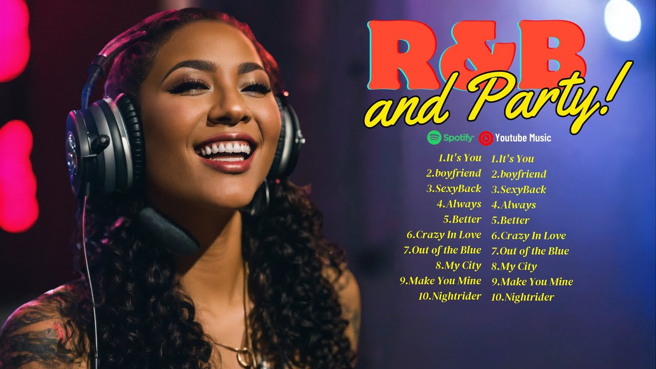 R&B Tracklist | Radiant Black Night: The Trendy R&B Party.