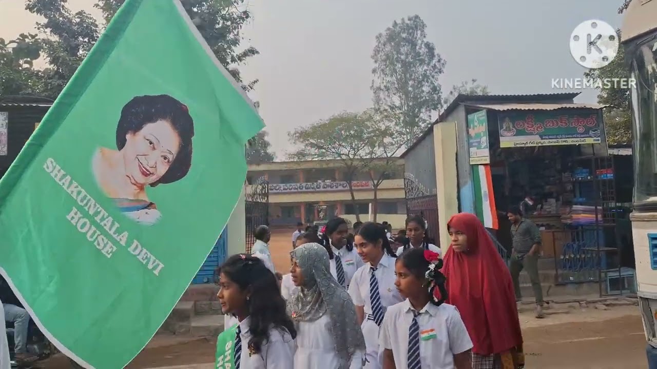 Republic  Day celebrations 2026 at ZPHS NANDIPET 