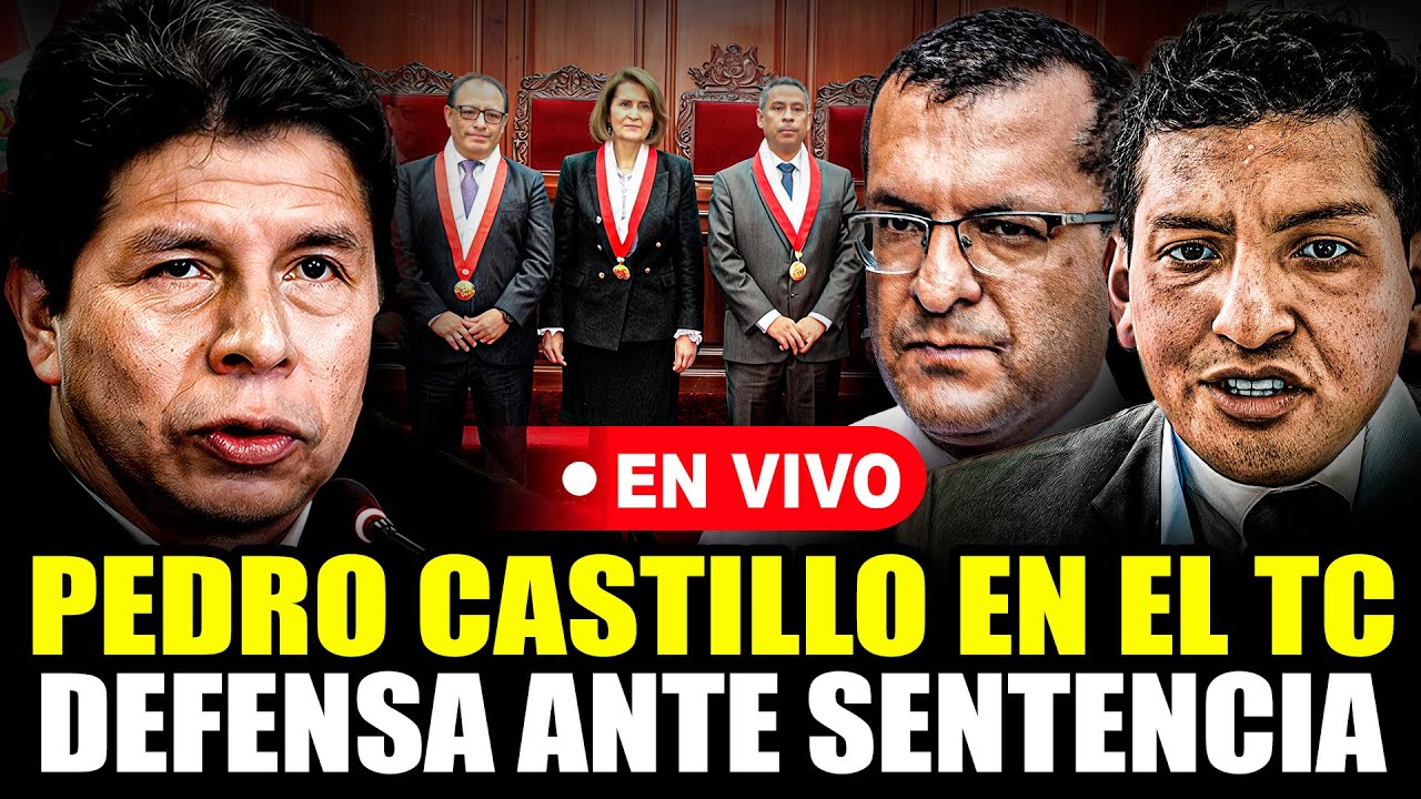 🔴PEDRO CASTILLO: DECLARA ANTE EL TC ANTES DE SER SENTĘNCIADO | HABEAS CORPUS 25/11