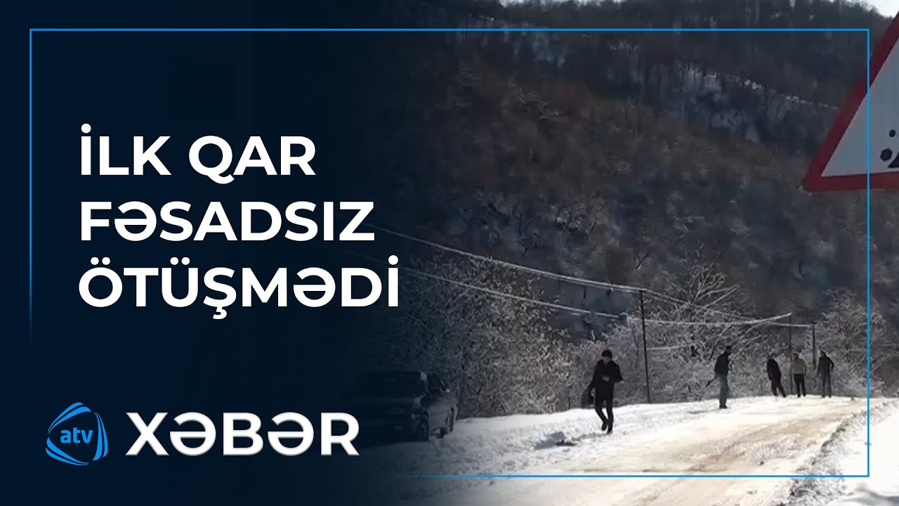 Qışın ilk günlərində yağan qar fəsadsız ötüşmədi
