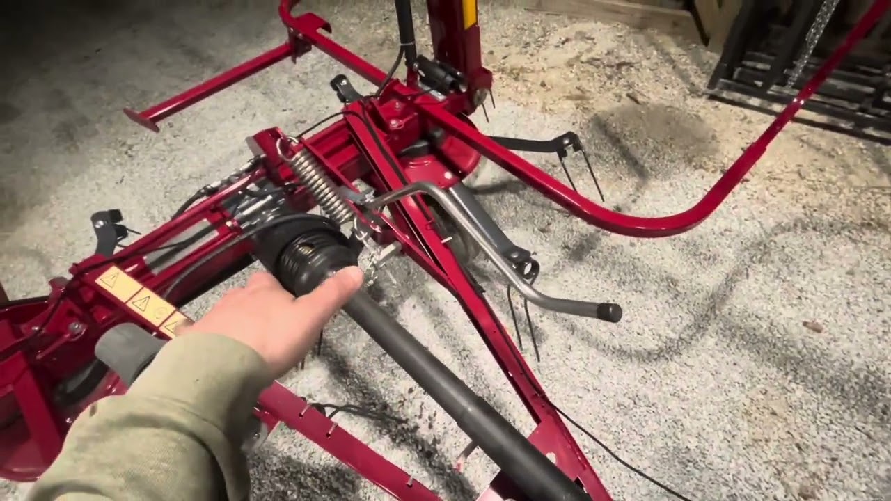 Testing the new iron out! New Holland ProTed 3417