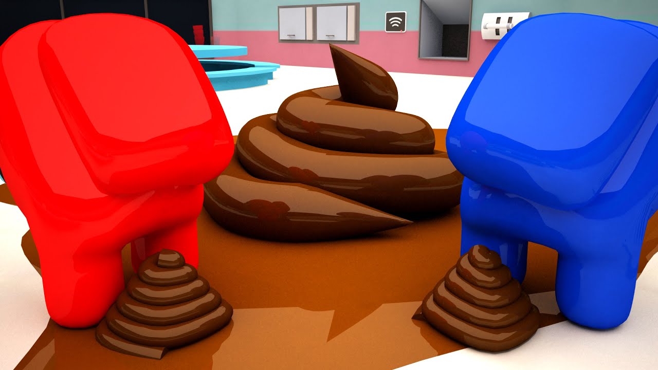 AMONG US POOP! / 010 / IMPOSTOR POOPED EVERYWHERE! / THE FUNNIEST ANIMATIONS! / 