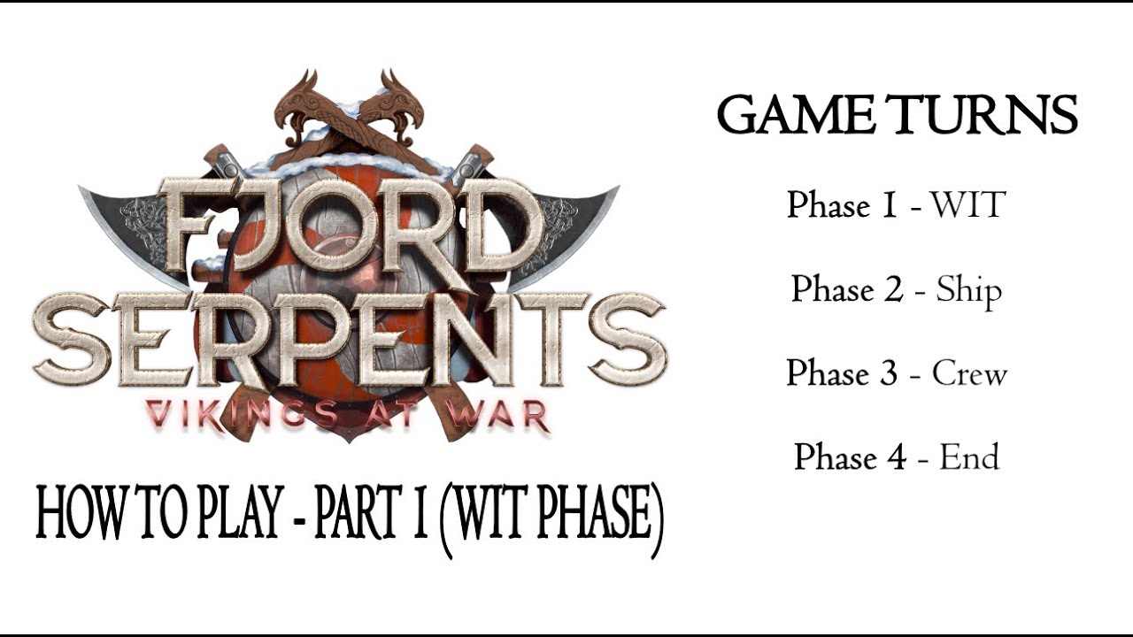 FJORD SERPENTS - How to play (Part 1 - WIT Phase)