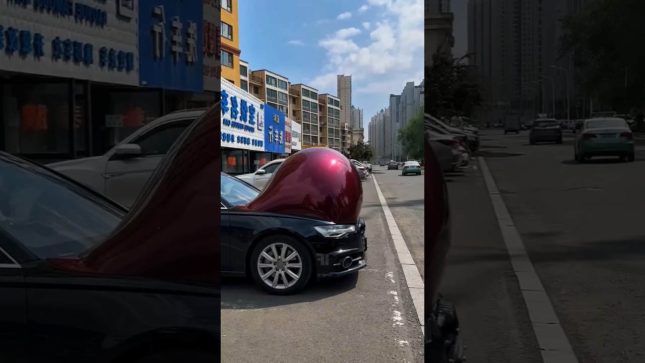 Bubbles on your car? Don't peel off the film!🚗#Car #Shorts