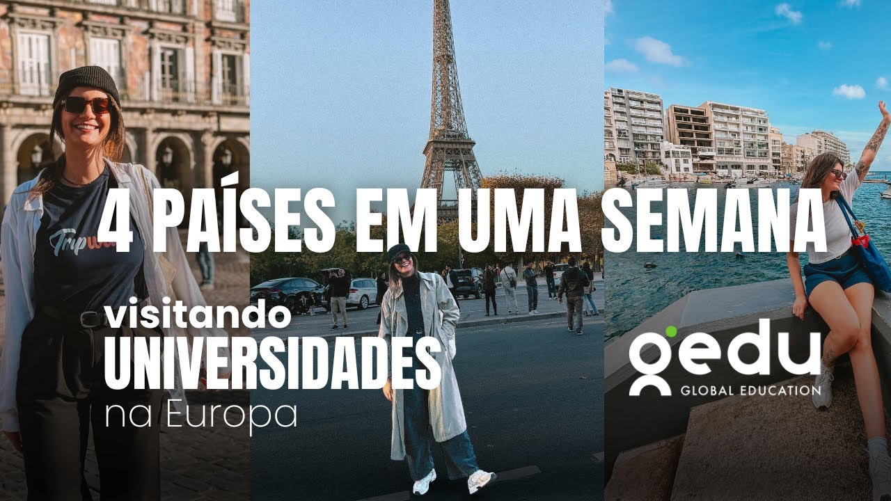 FamTrip GEDU 2025 - Conheça as universidades da GEDU na Europa (Espanha, França, Malta, Alemanha)