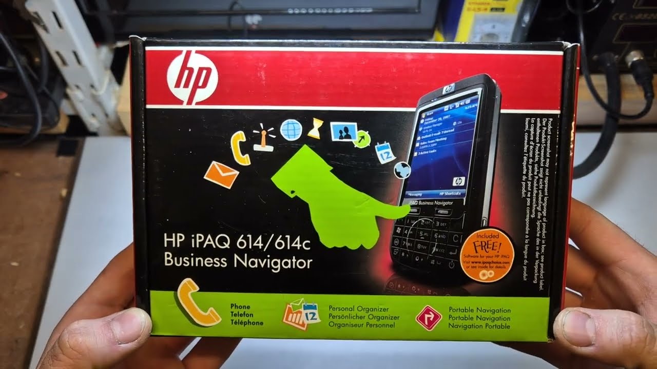 Présentation HP iPAQ 614c - Windows mobile 6 - Téléphone GPS PDA