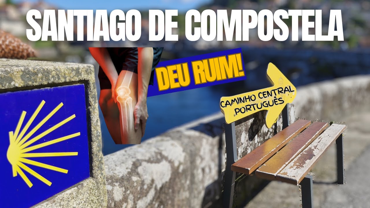 Deu Ruim!Santiago de Compostela, caminho Central Português.