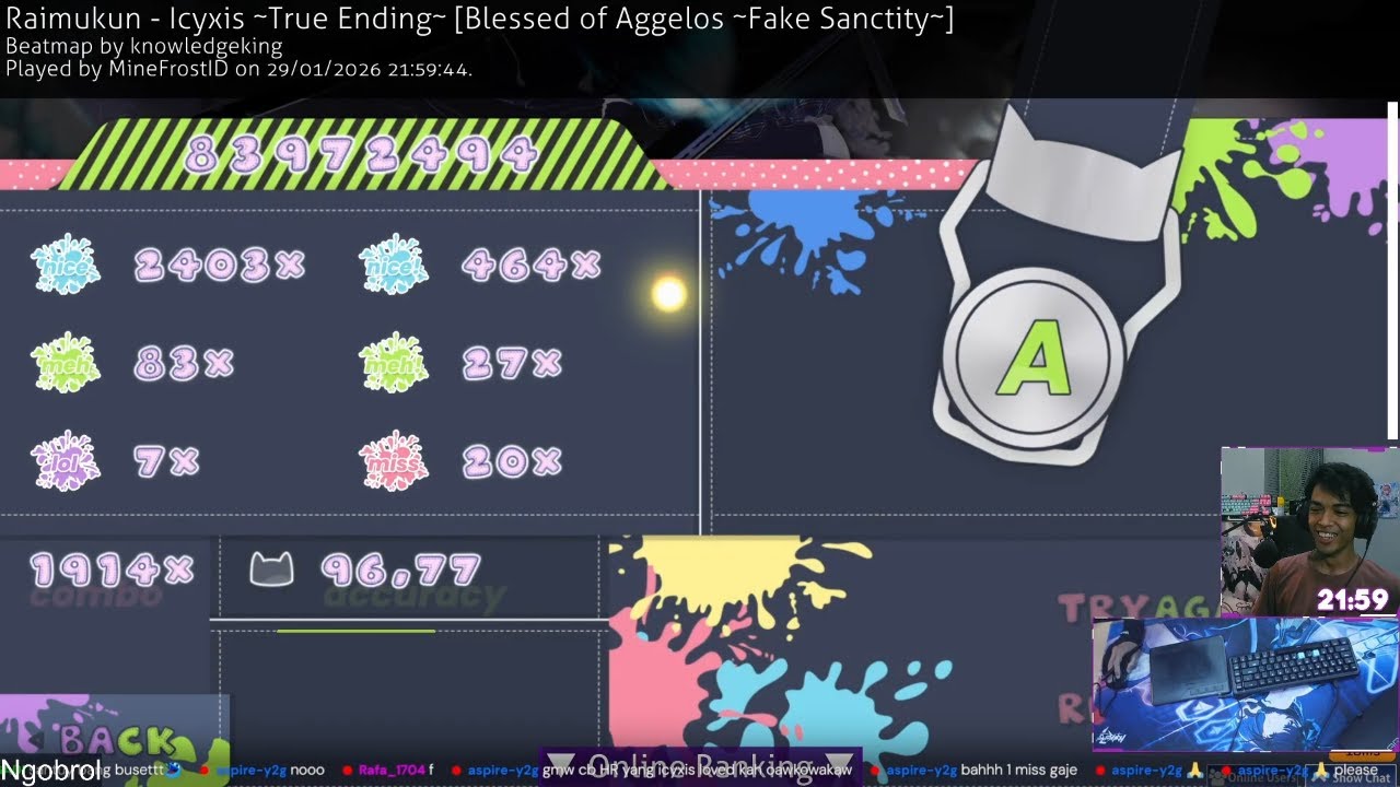 Icyxis number 3 on leaderboard