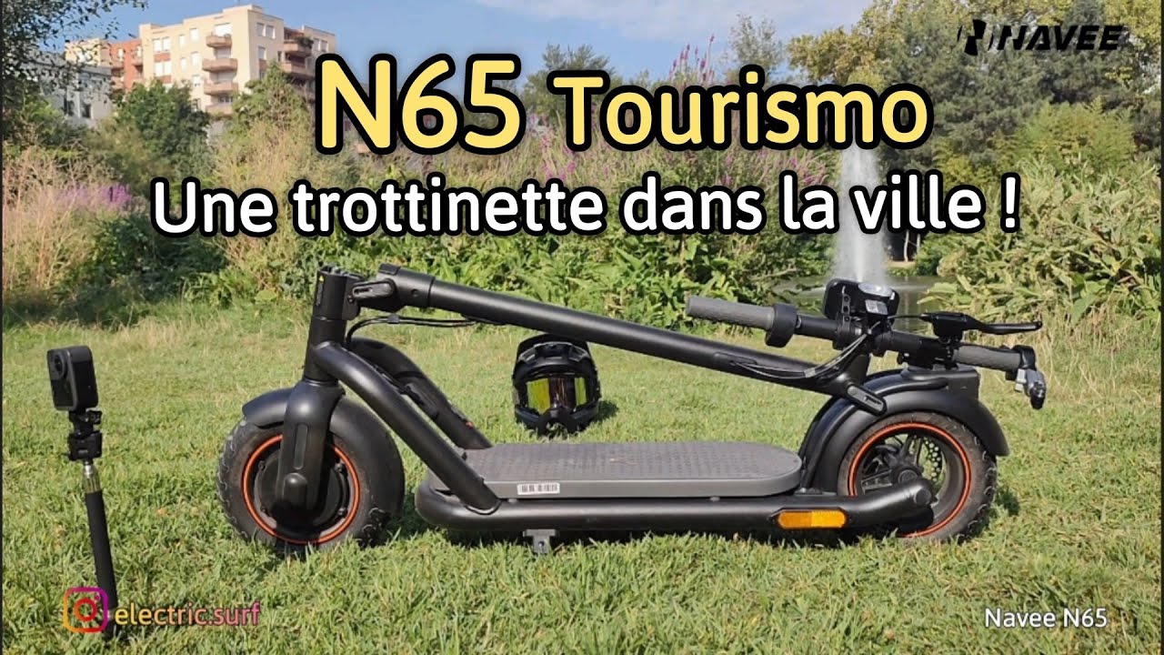 Le Test Complet: Trottinette électrique NAVEE N65 - Autonomie, Vitesse Max, Caractéristiques.