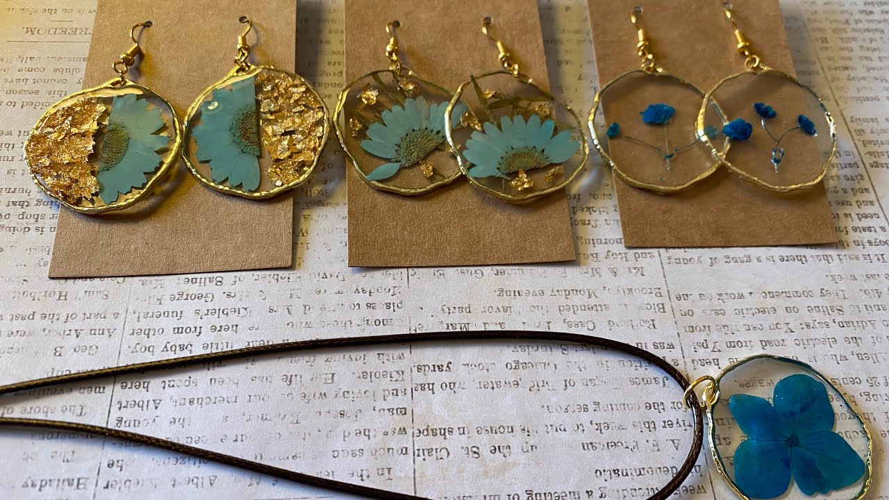Resin Tutorial UV Dangle Earrings