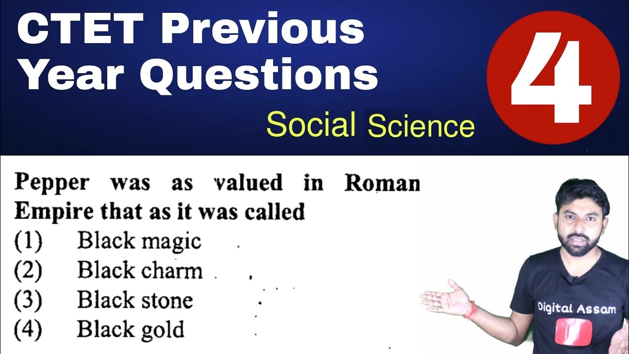 CTET  Social Science  Previous Year Question Answers  || Important Questions || Video 4