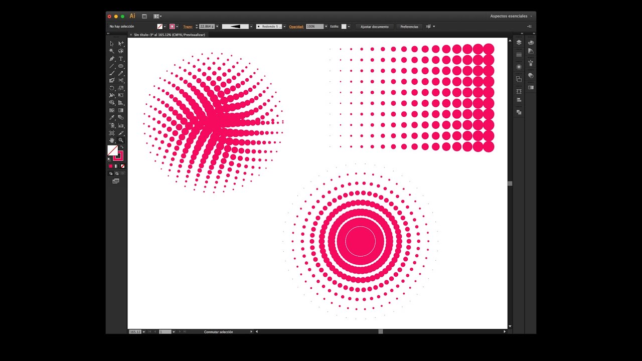 EFECTO TRAMADO O MEDIOS TONOS EN ADOBE ILLUSTRATOR