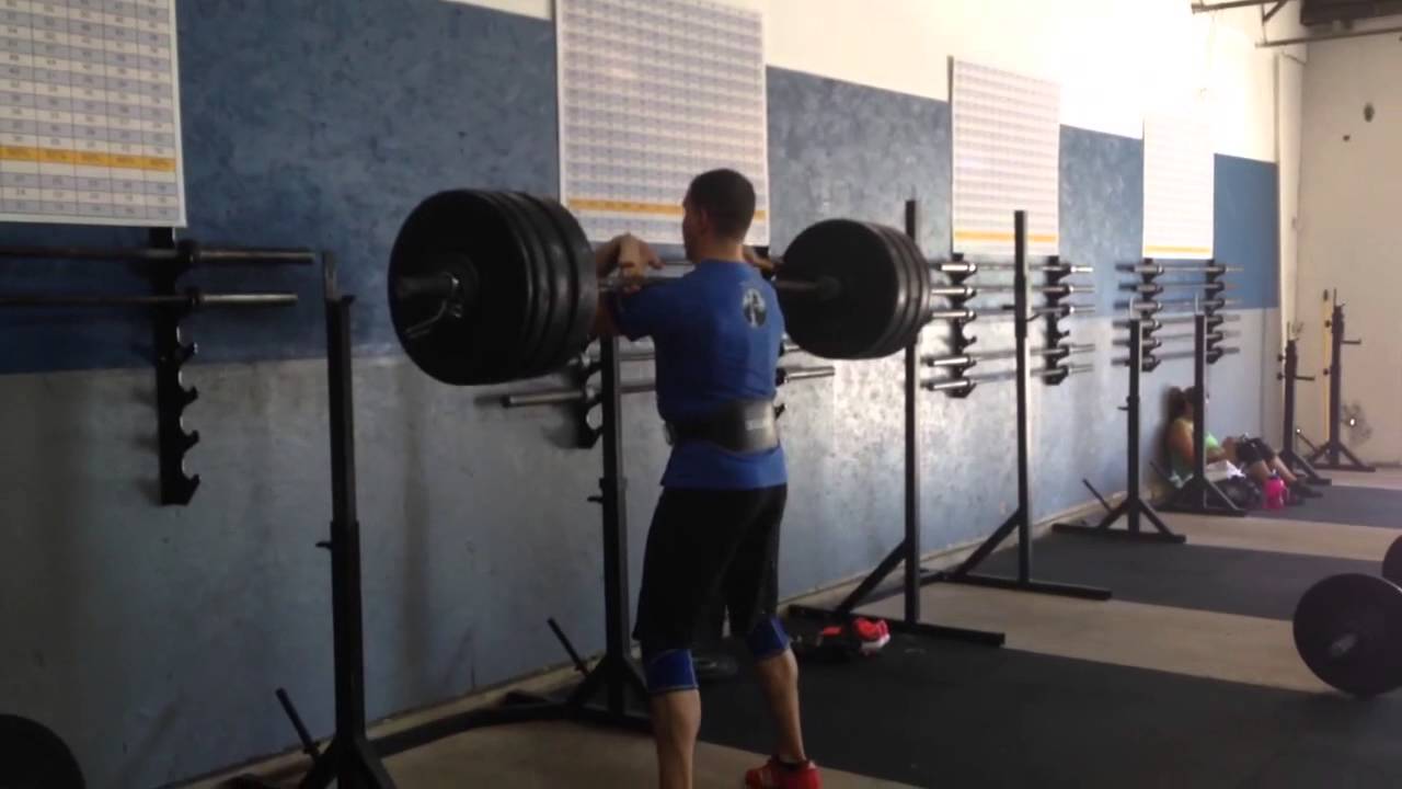 300lb Front Squat PR 6/10/14 Chris Galvan