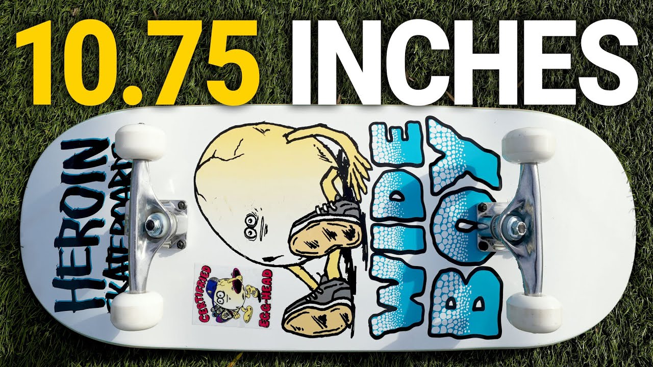 CAN WE SKATE A 10.75 INCH SKATEBOARD?!