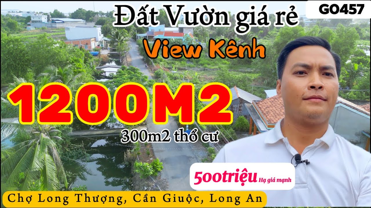 Nhà đất Bình Chánh | Nhà đất Cần Giuôc | Bán đất vườn giá rẻ Cần Giuộc Long An | Nhà vườn 365 |G0457