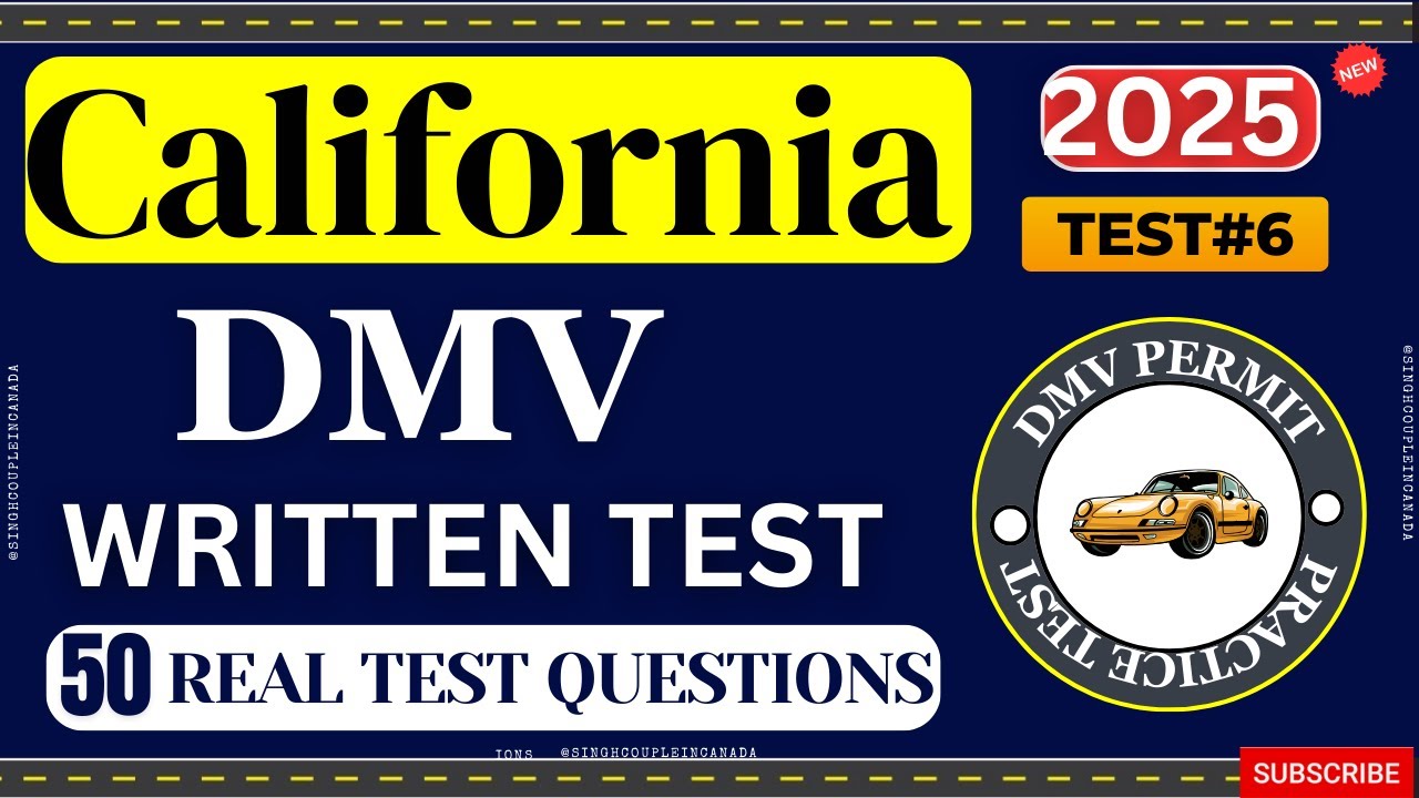 California DMV permit test 2025 | California DMV Written Test 2025 | California dmv permit test 2025