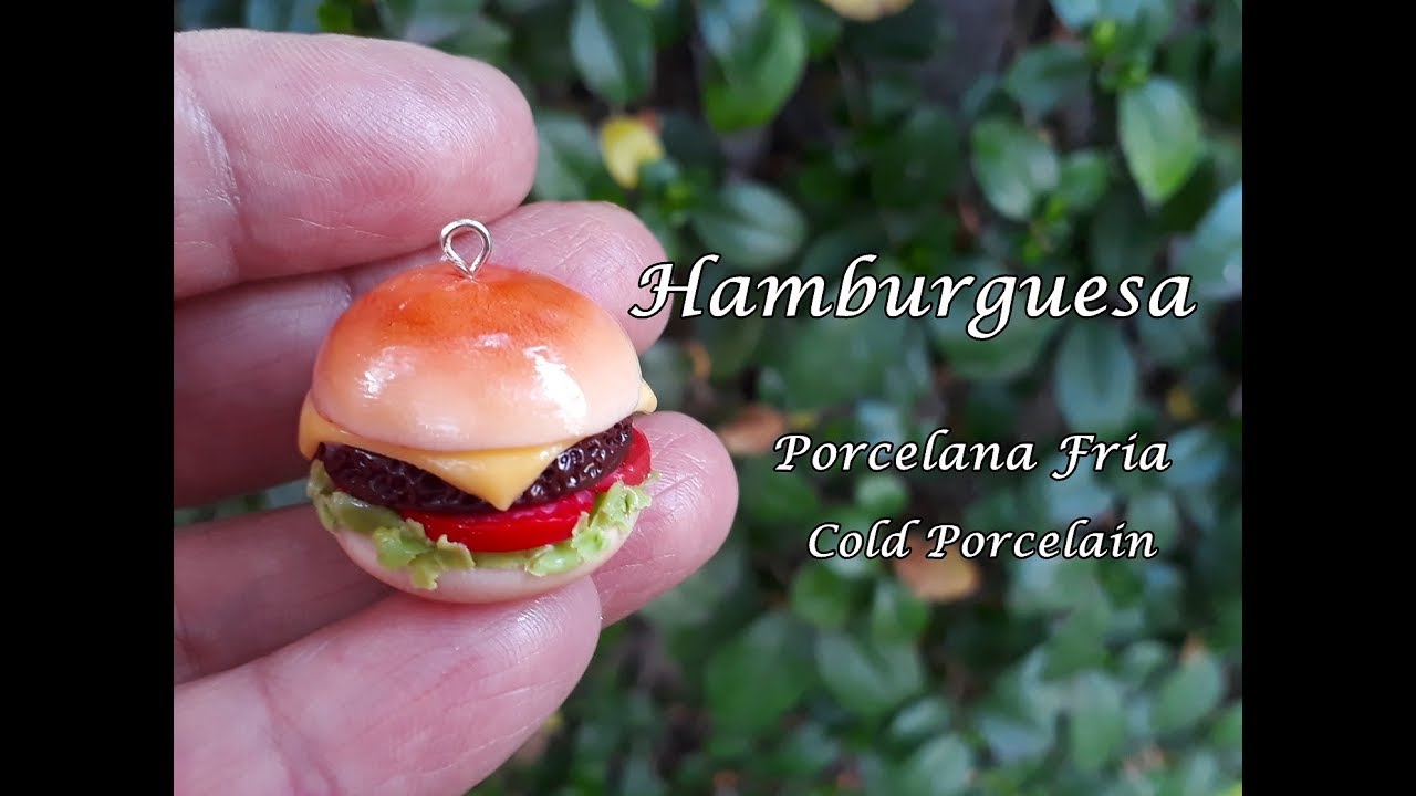 Hamburguesa en Porcelana Fria / Cold Porcelain