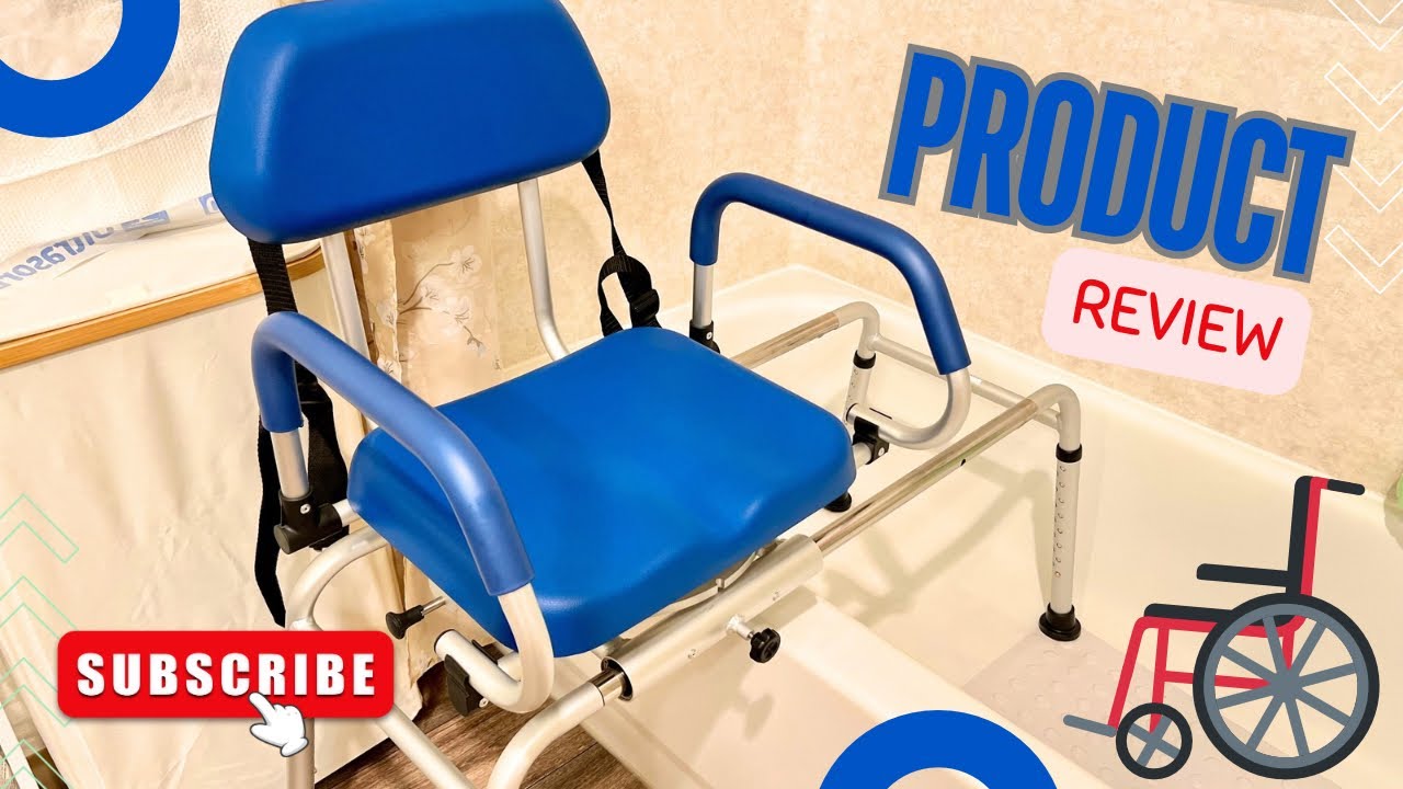 Sliding shower chair — unboxing, assembling, and demonstrating ￼