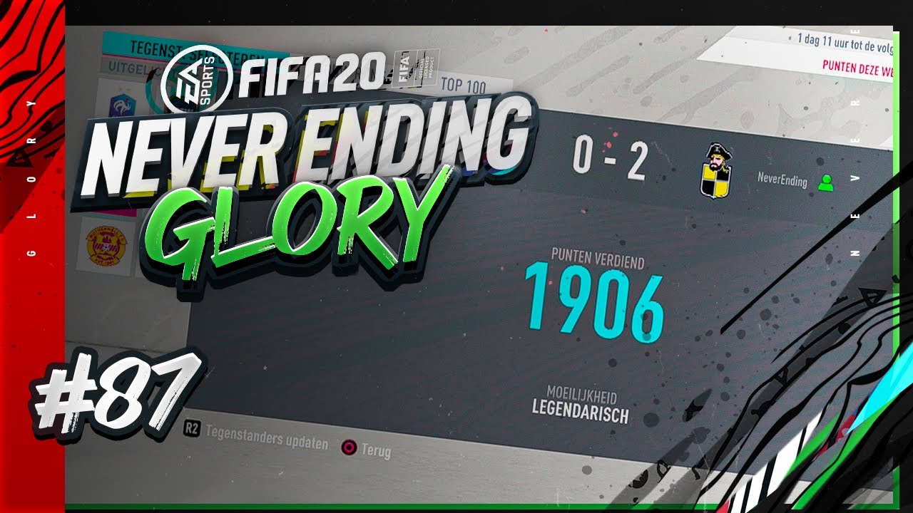 KIJK DEZE VIDEO ALS JE SQUAD BATTLES SAAI VINDT MAAR MOET SPELEN | FIFA 20 NEVER ENDING GLORY #87