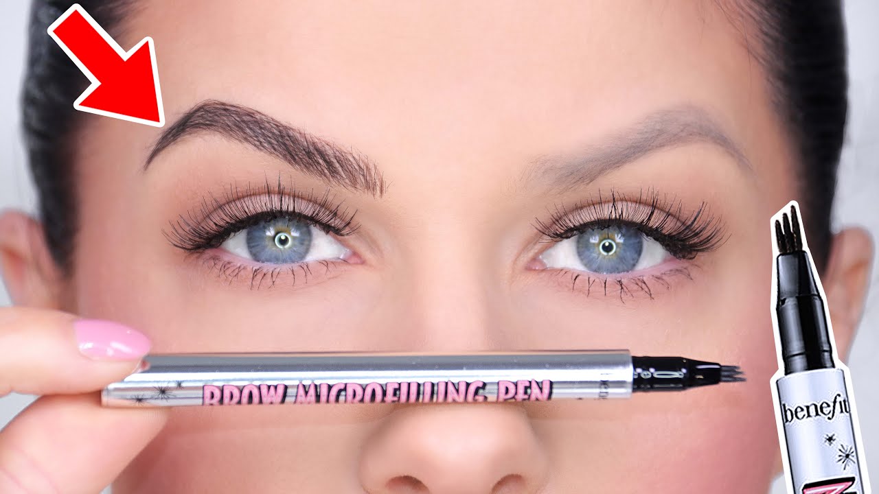 NEW BENEFIT MICROBLADE BROW PEN! MICROBLADE BROWS AT HOME?? DOES IT WORK!?