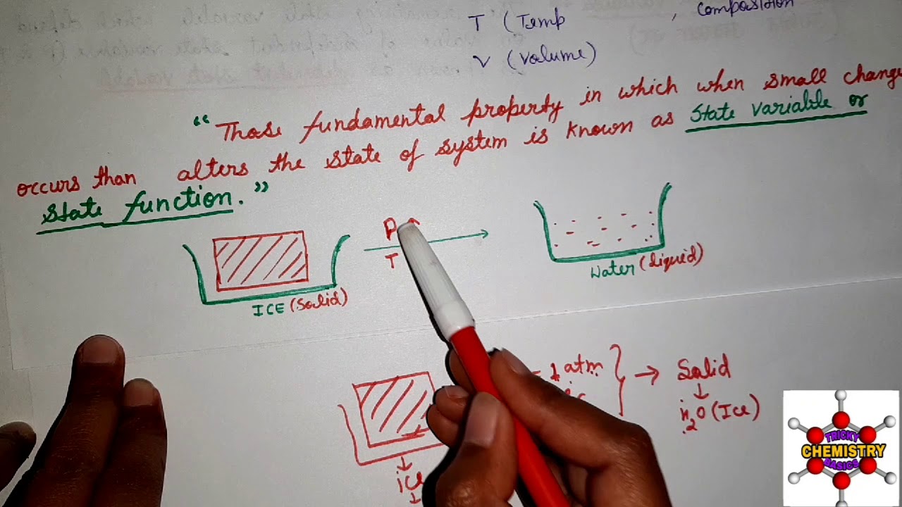 STATE FUNCTION AND PATH FUNCTION