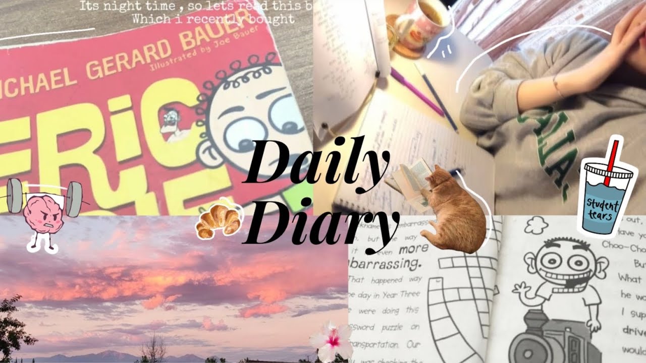DAILY DIARIES : studying , reading books , organising , etc ✨️🧸