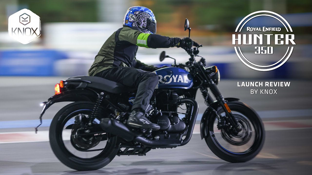 Royal Enfield Hunter 350 - KNOX review feat. Adam Child