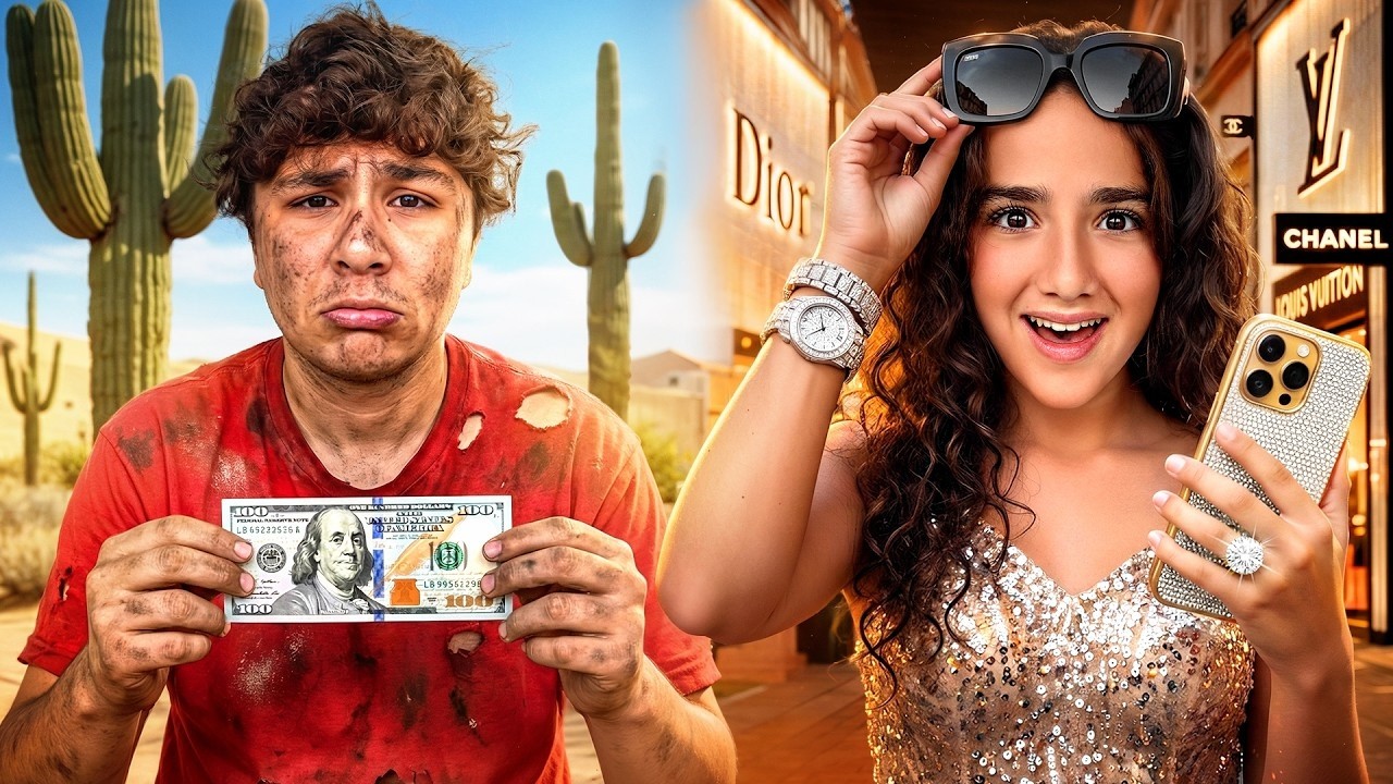 BIEDNY BRAT VS BOGATA SIOSTRA 🌴 Kamil i Amina w Dubaju! Walka o przetrwanie!