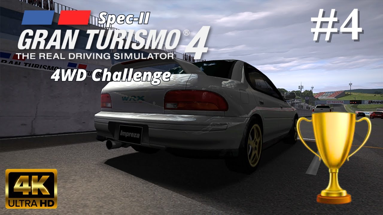 Gran Turismo 4: Spec II [Mod][4K60] - Part #4 - 4WD Challenge (Beginner)