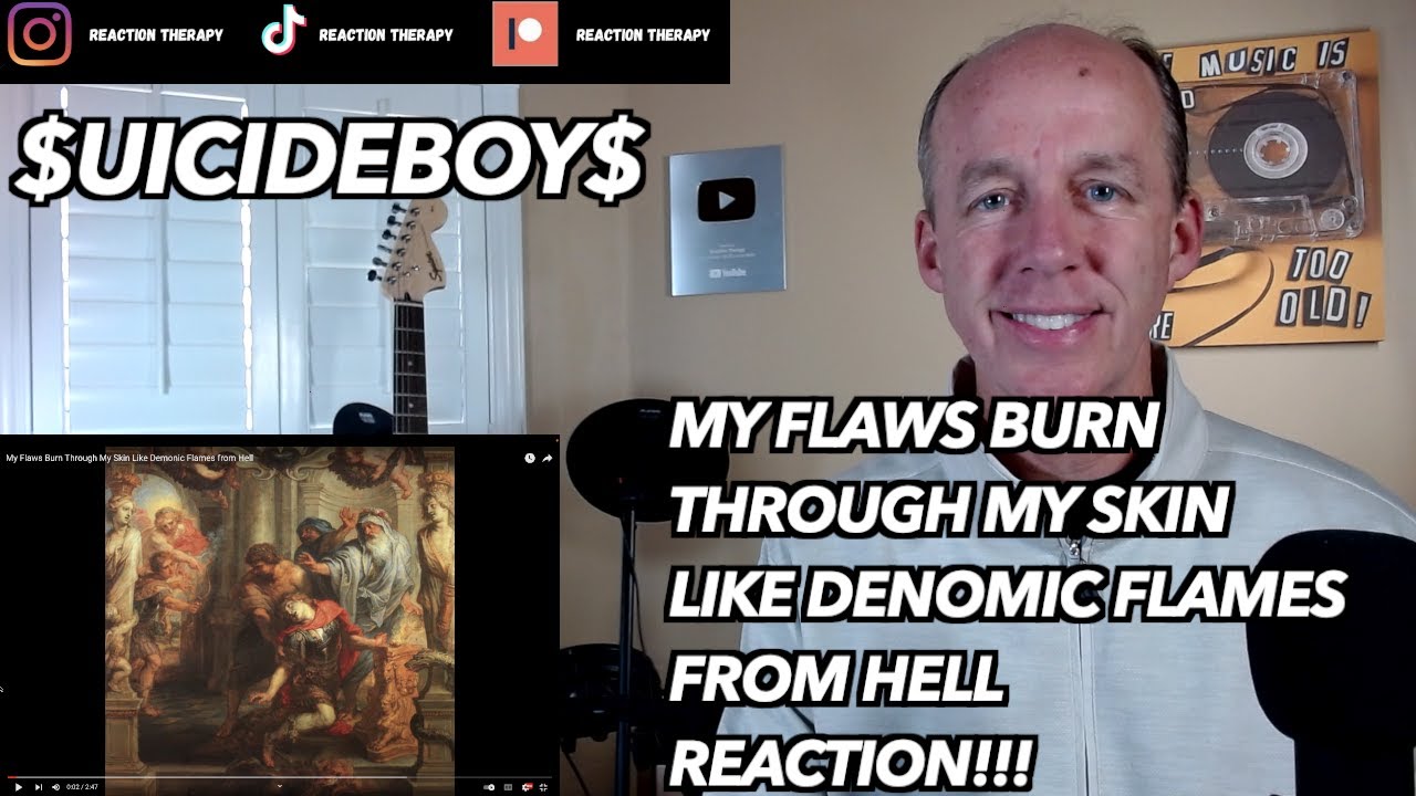 PSYCHOTHERAPIST REACTS to $uicideboy$- My Flaws Burn Through My Skin Like Demonic Flames From Hell