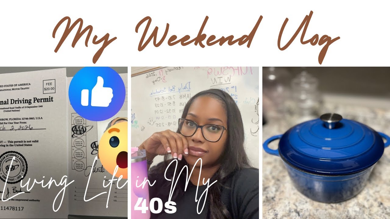 Living Life in My 40s | TRIED to get my International driving permit + Cooking Pot Roast + more...