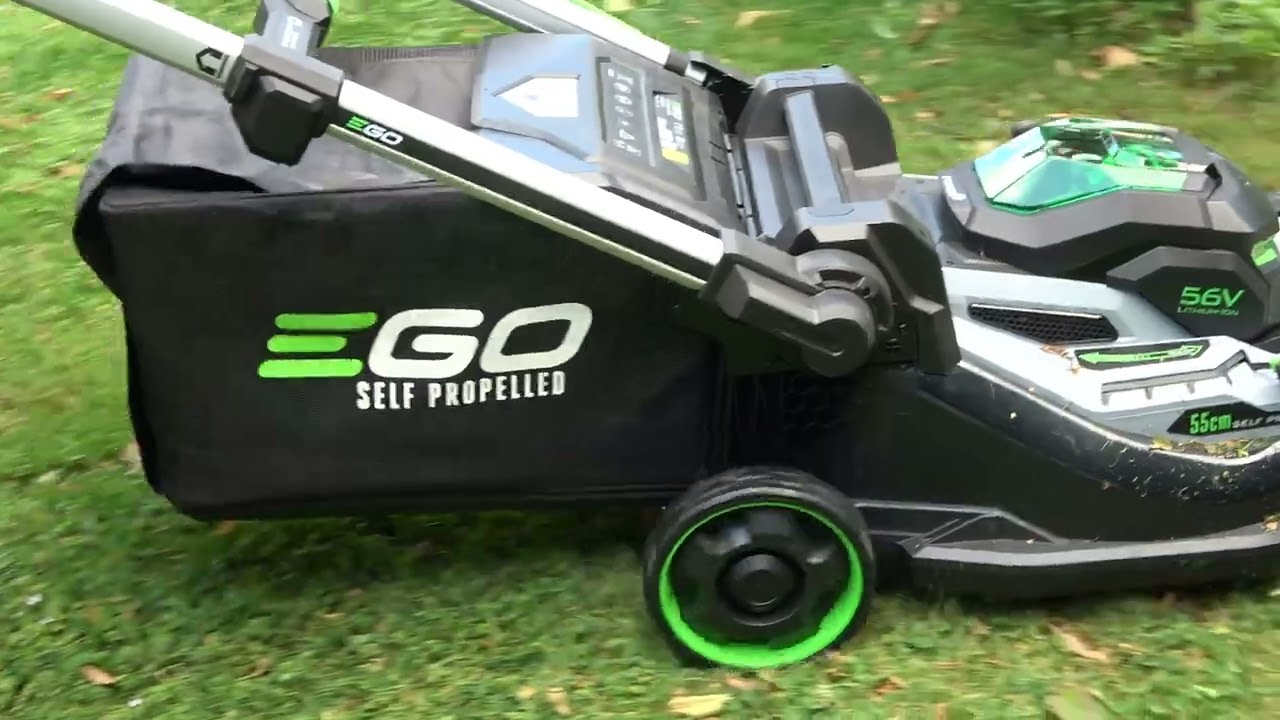 EGO 55 cm Akku-Rasenmäher LM2230E-SP mit Radantrieb ausführlich vorgestellt mit Test im hohen Gras!