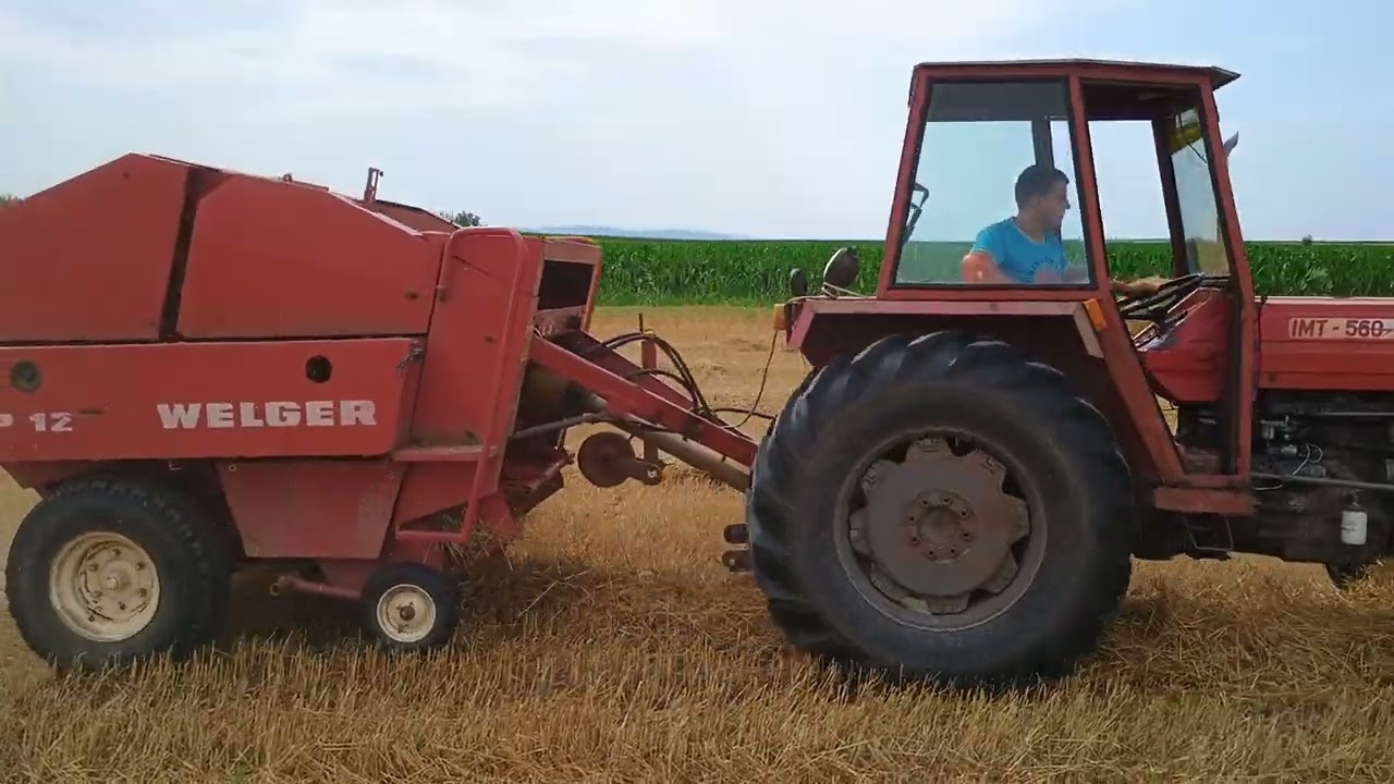 Baliranje rolo-bala - IMT 560 i Welger RP12