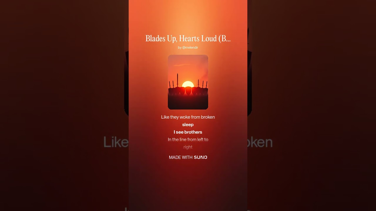 Melendir - Blades Up, Hearts Loud