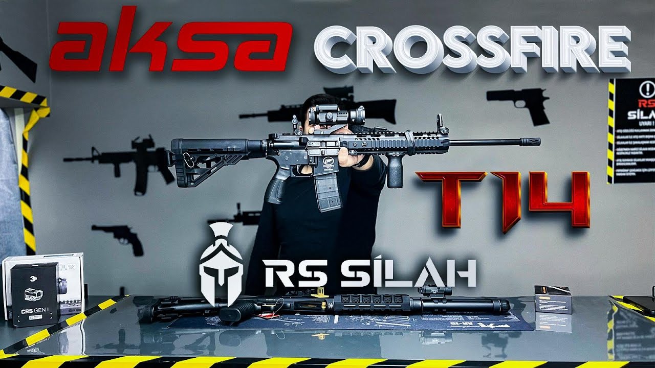 AKSA CROSSFİRE T14 MODİFİYE | VORTEX STRİKEFİRE 2 | KEY ARMA GRİP | MAGPUL MS2 OEM | WURKKOS FC12