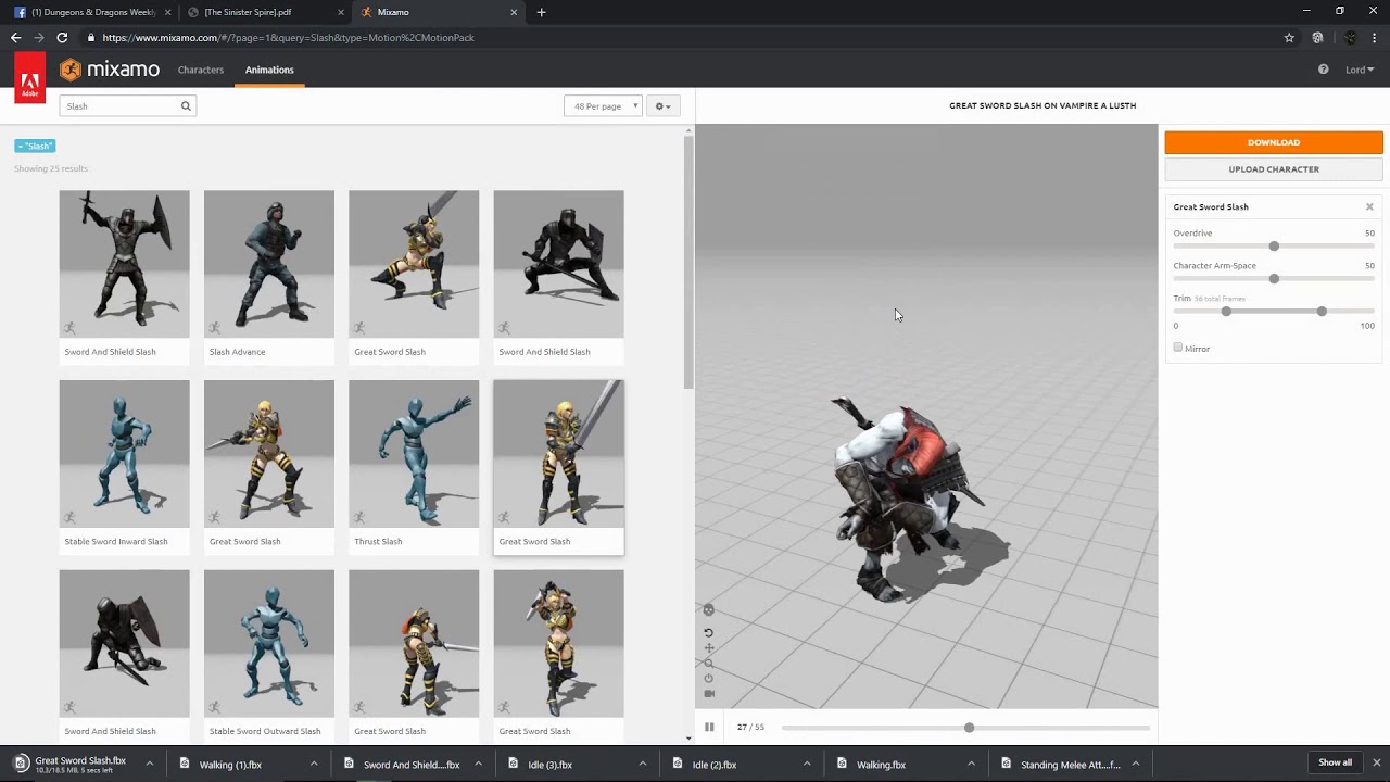 Tutorial: Import Animated Mixamo Characters Into TTS