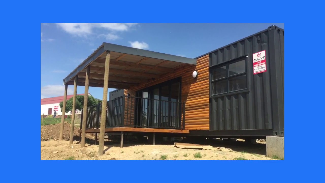 2 bedroom with 2 bathroom shipping container home