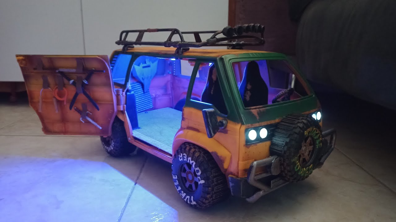 Vehículo tortugas ninja caos mutante, #unboxing  y un pequeño #custom