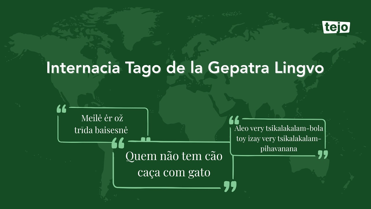 Internacia Tago de la Gepatra Lingvo 2026 | Tutmonda Esperantista Junulara Organizo