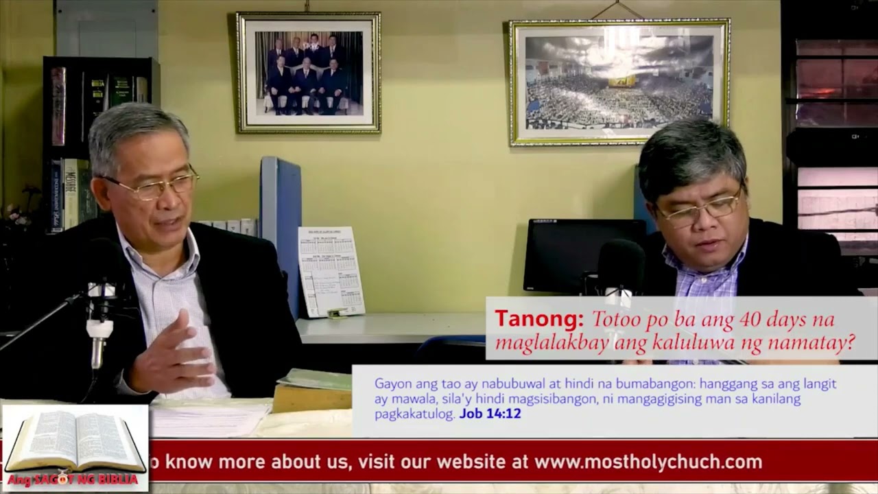 Ang Sagot ng Biblia- Totoo ba ang 40 days na paglalakbay ng kaluluwa ng namatay?