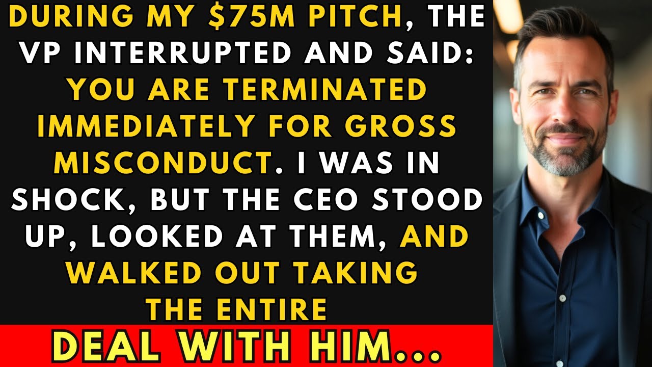 VP Fired Me Mid-$75M Pitch — Then The CEO Walked Out | Corporate Revenge