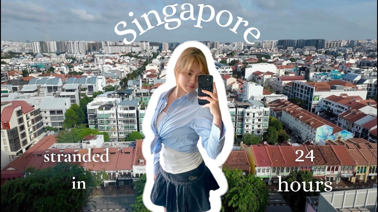 Stranded in Singapore during new years | turns into 24 hour solo trip 🇸🇬