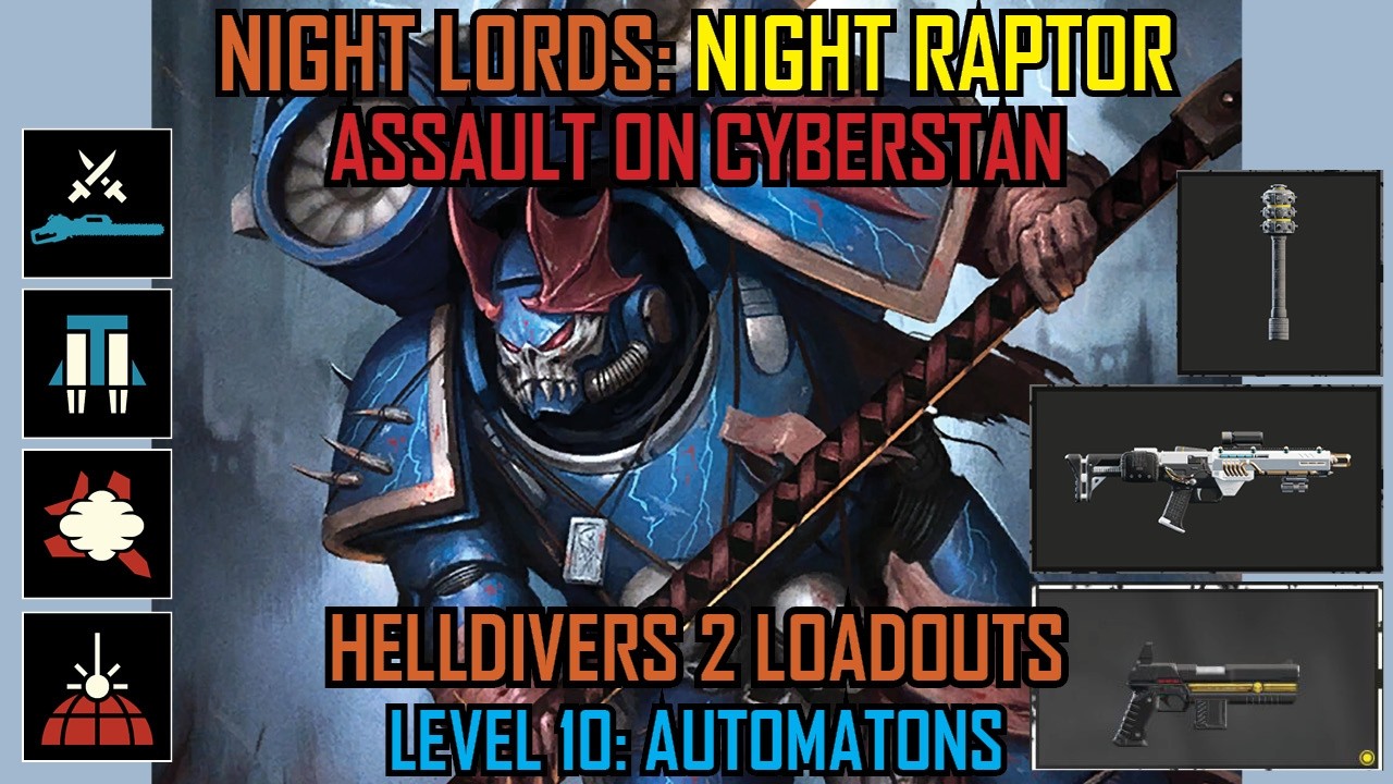Night Lords: Helldivers 2 Themed Loadout
