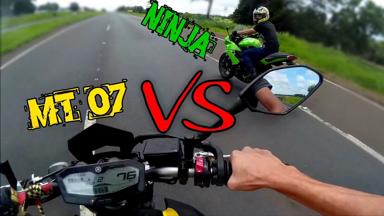 MT 07 vs Ninja 650r - QUEM LEVA ESSA?