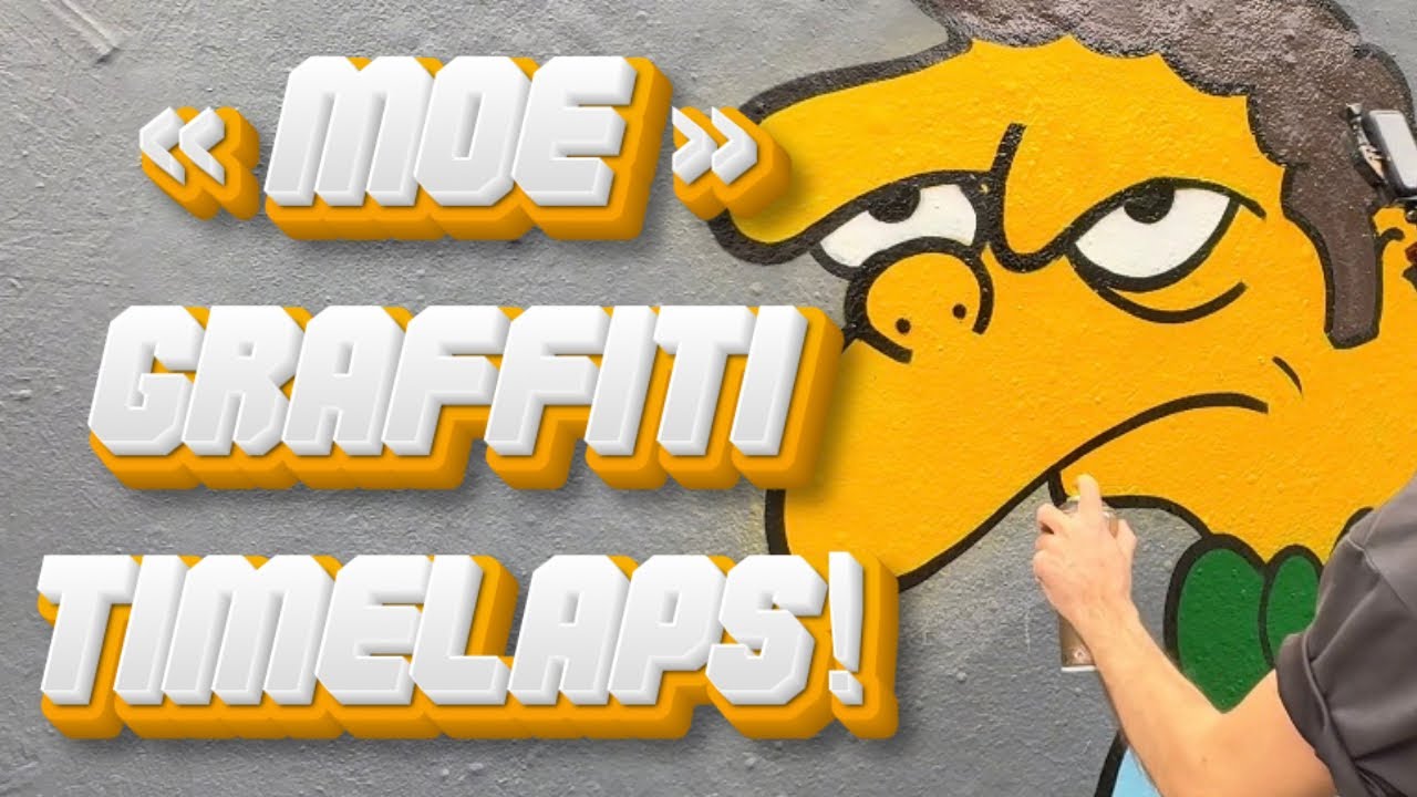 MOE Graffiti Timelapse (4K)🔥